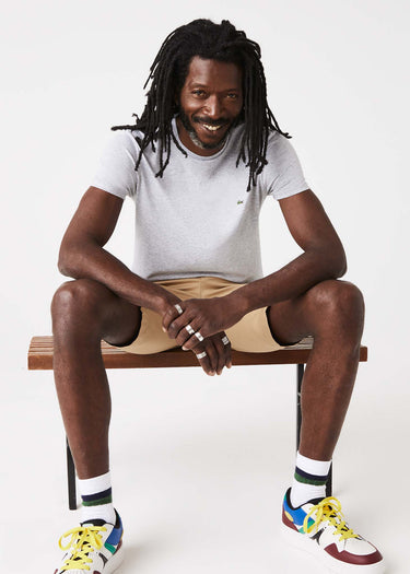 Lacoste T-shirts T-shirt - silver chine