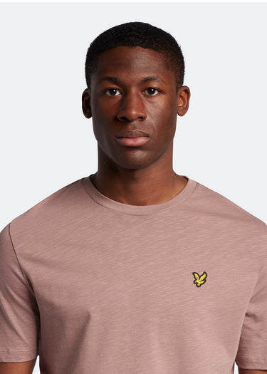 Lyle & Scott T-shirts Slub t-shirt - hutton pink