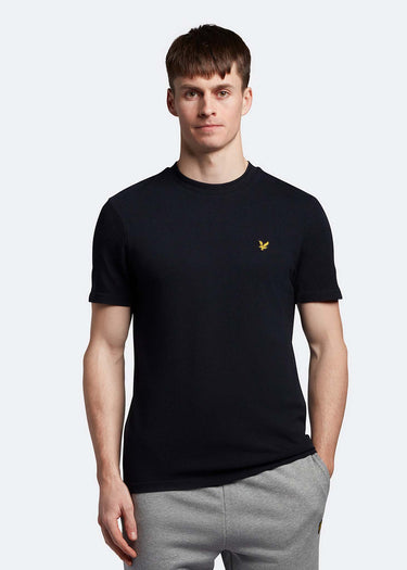 Lyle & Scott T-shirts Crest tipped t-shirt - dark navy
