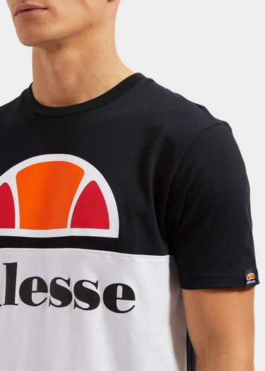 Ellesse T-shirts Arbatax tee - black white