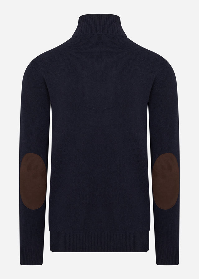 Barbour Truien Patch half zip - navy