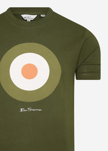 Ben Sherman T-shirts Signature aw target tee - camouflage