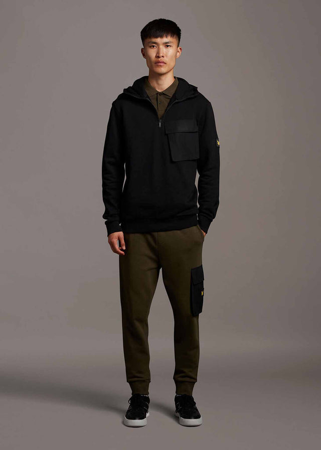 Lyle & Scott Hoodies Pocket hoodie - jet black