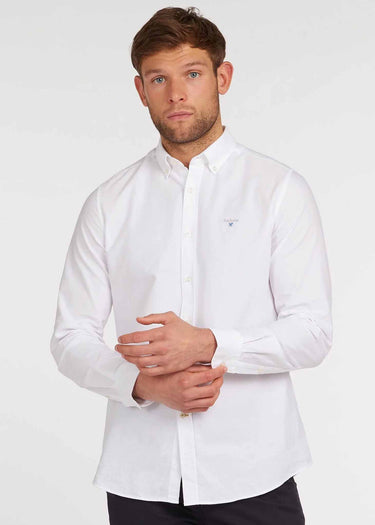 Barbour Overhemden Oxford 3 tailored shirt - white