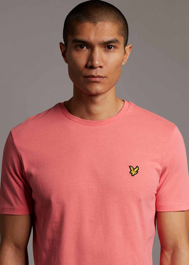 Lyle & Scott T-shirts Plain t-shirt - punch pink
