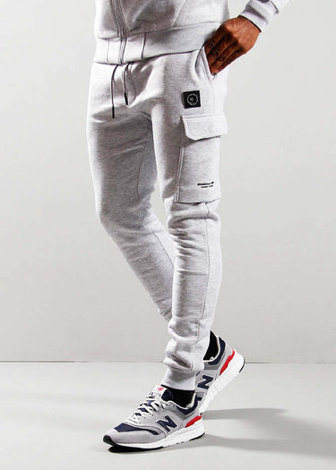 Marshall Artist Joggingbroeken Siren cargo jogger - grey marl