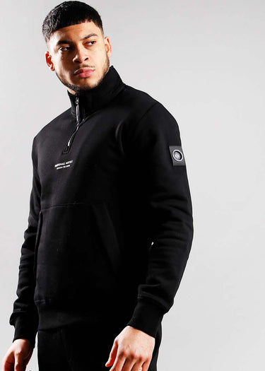 Marshall Artist Truien Siren 1/4 zip - black