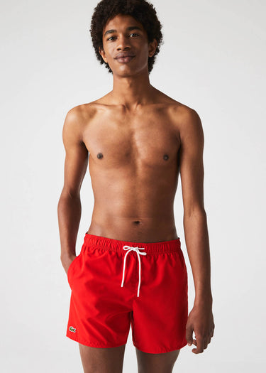 Lacoste Zwembroeken Swimming trunks - red navy blue