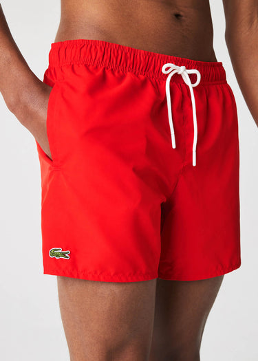 Lacoste Zwembroeken Swimming trunks - red navy blue