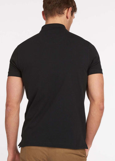 Barbour Polo's Barbour tartan pique polo - black