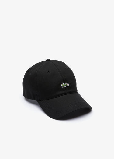 Lacoste Petten Cotton twill cap - black