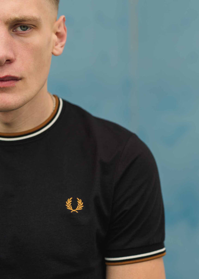 Fred Perry T-shirts Twin tipped t-shirt - black