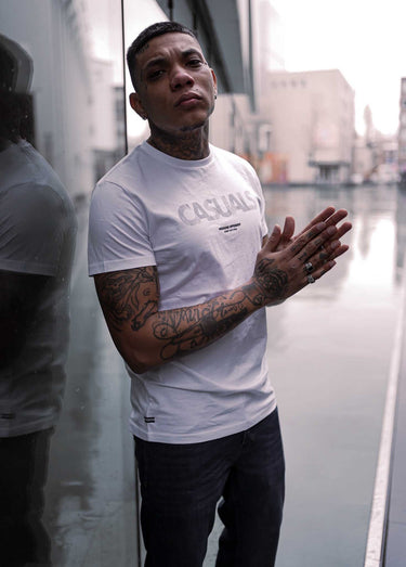 Weekend Offender T-shirts Dunham - white