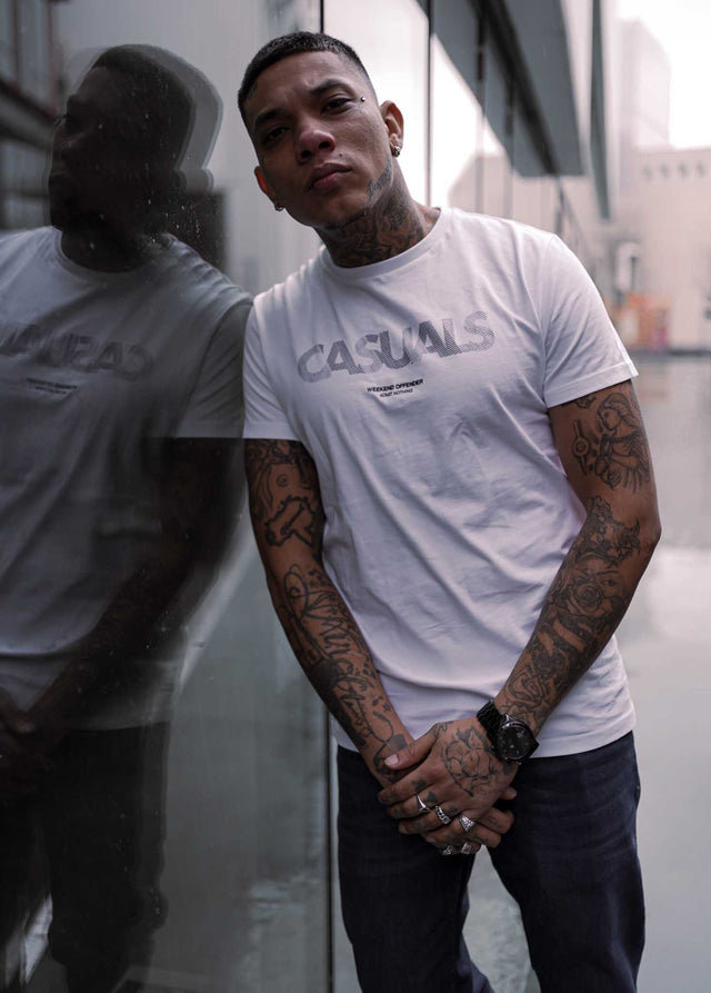 Weekend Offender T-shirts Dunham - white