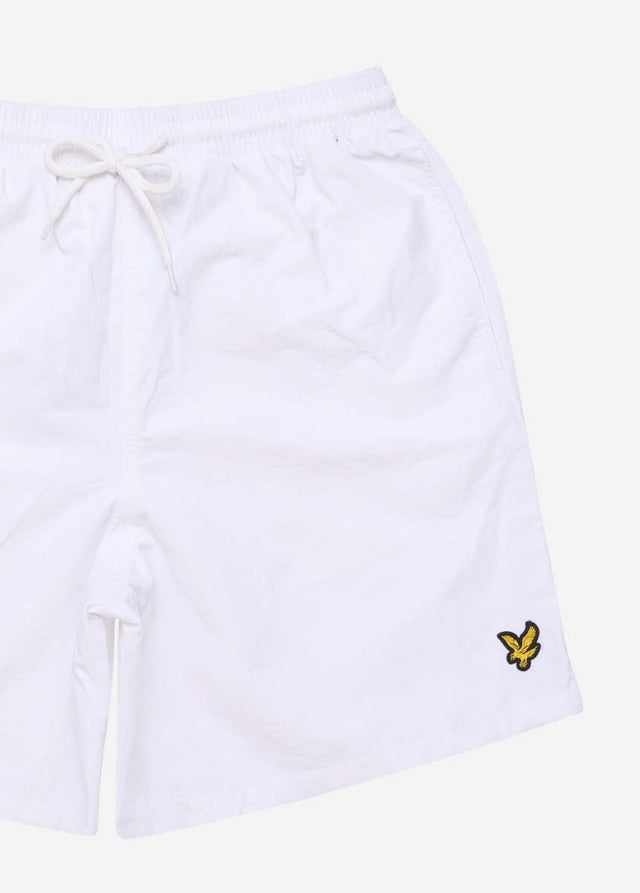 Lyle & Scott Zwembroeken Plain swimshort - white