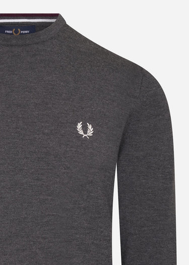 Fred Perry Truien Classic crew neck jumper - graphite marl