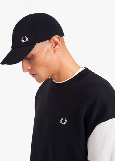 Fred Perry Petten Pique classic cap - black