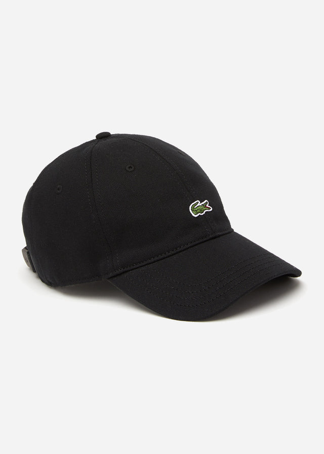 Lacoste Petten Cotton twill logo cap - black