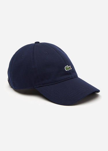 Lacoste Petten Cotton twill logo cap - navy blue