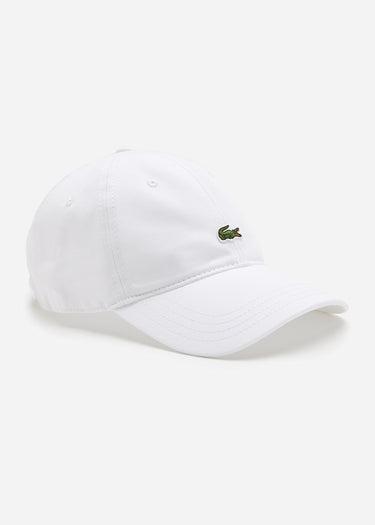 Lacoste Petten Cotton twill logo cap - white