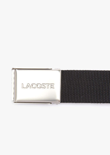 Lacoste Riemen Leather goods belt - black