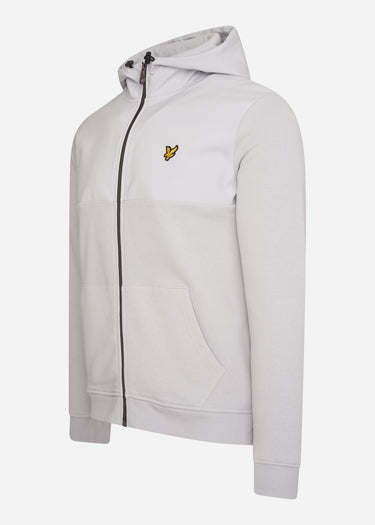 Lyle & Scott Vesten Softshell jersey zip hoodie - grey fog
