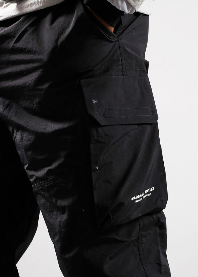Marshall Artist Broeken Forte polyamide cargo pant - black
