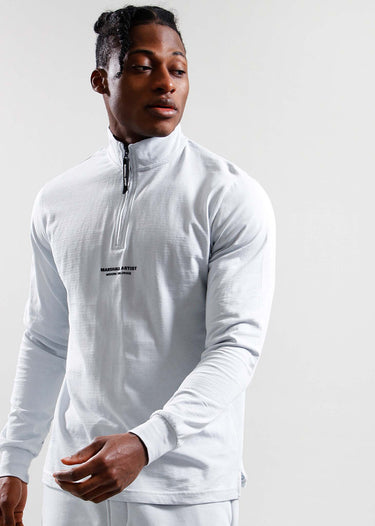 Marshall Artist Truien Siren 1/4 zip - dolphin grey