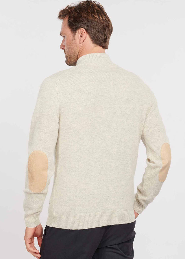 Barbour Truien Patch half zip - pearl