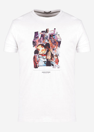 Weekend Offender T-shirts Spike island tee - white