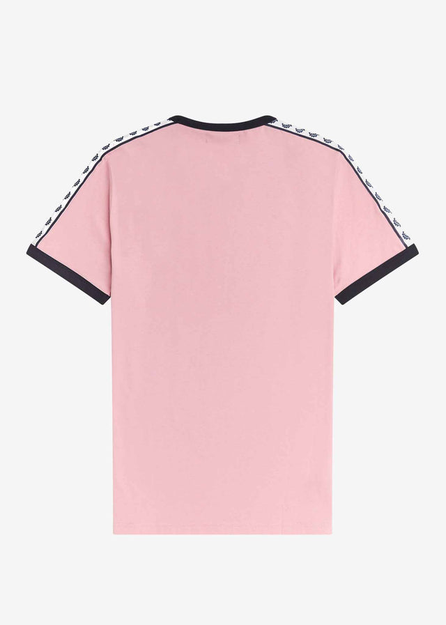 Fred Perry T-shirts Taped ringer t-shirt - chalky pink
