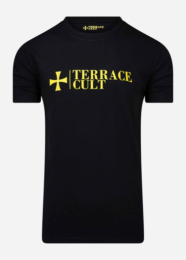 Terrace Cult T-shirts Cult x logo tee aw - black