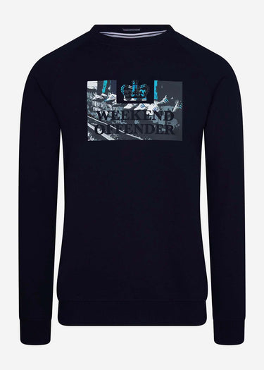 Weekend Offender Truien Saturdays sweat - navy