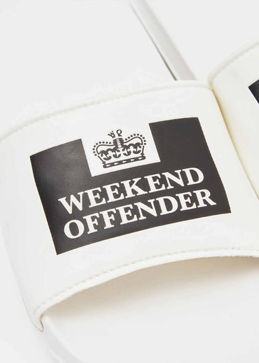 Weekend Offender Slippers La piscine - white
