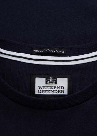 Weekend Offender T-shirts Saturdays tee - navy