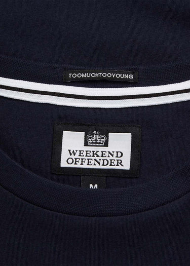 Weekend Offender T-shirts Anacleti tee - navy