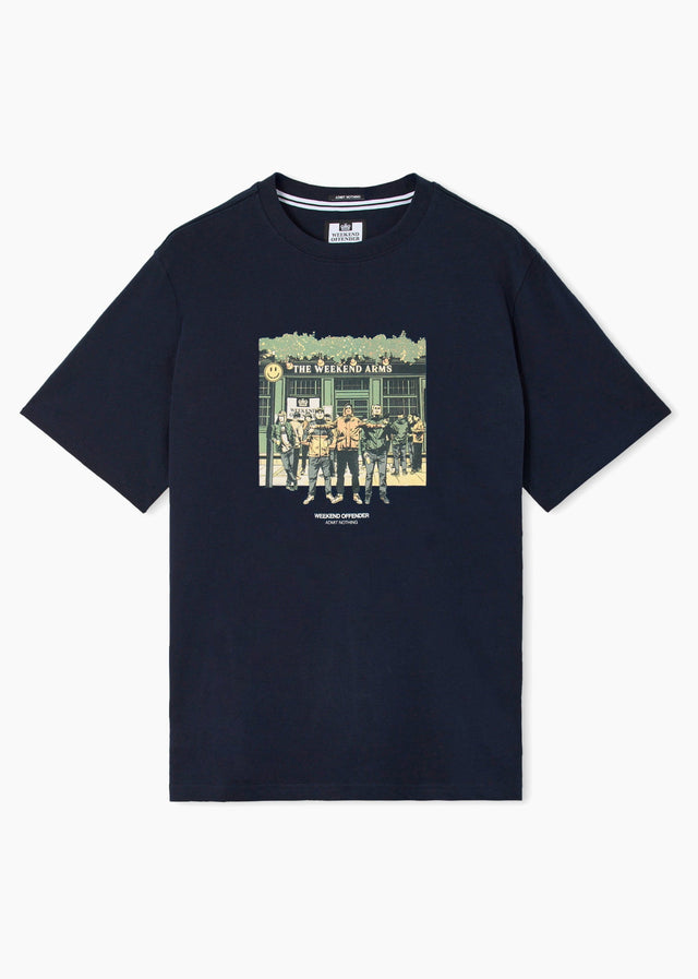 Weekend Offender T-shirts Taberna - navy