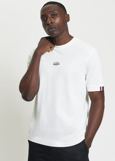 Ben Sherman T-shirts Tipped pique tee - snow white