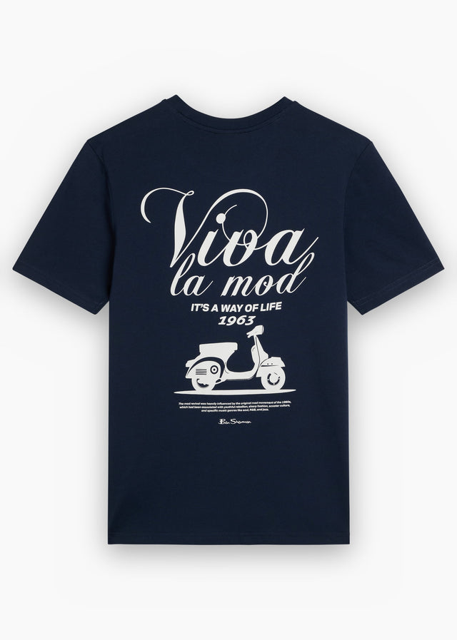 Ben Sherman T-shirts Viva la mod - dark navy