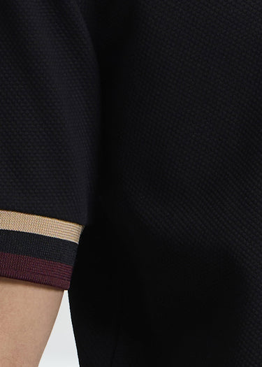Ben Sherman Polo's Cuff detail polo - black