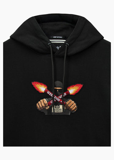 Weekend Offender Hoodies Fulgar hoodie - black