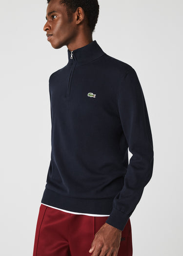 Lacoste Truien  A Zip sweater - navy blue 