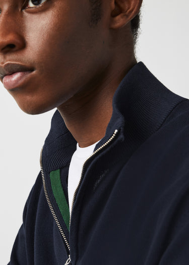 Lacoste Truien  A Zip sweater - navy blue 
