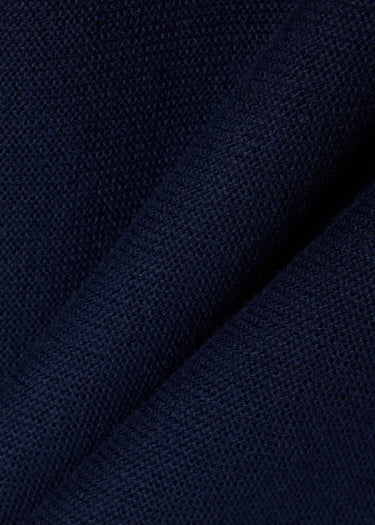 Lacoste Longsleeve Polo's Knitted long sleeve polo sweater - navy blue