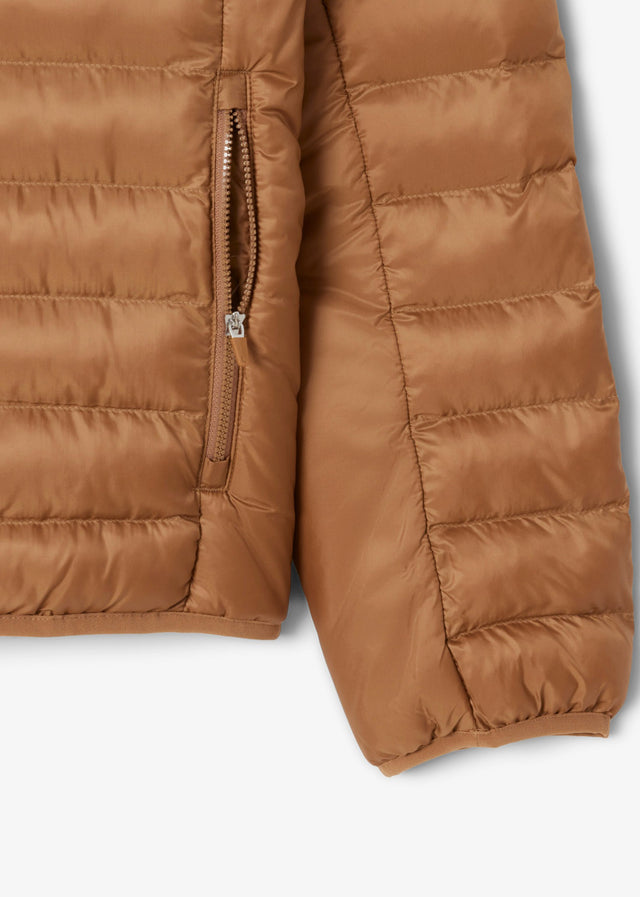 Lacoste Jassen Puffer jacket - dark tate