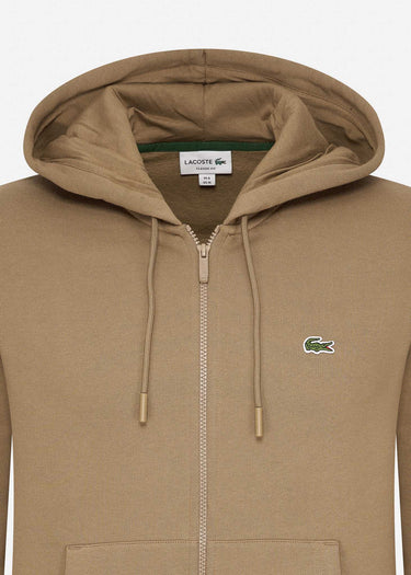 Lacoste Vesten  Zip through hoodie - cookie 
