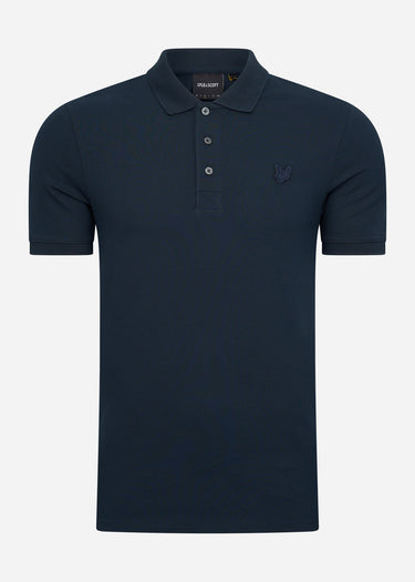 Lyle & Scott Polo's  Tonal eagle polo shirt - dark navy 