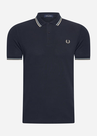 Fred Perry Polo's  Twin tipped fred perry shirt - nvy slvbl wrmgre 
