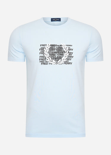 Fred Perry T-shirts  Fred perry graphic t-shirt - light ice 