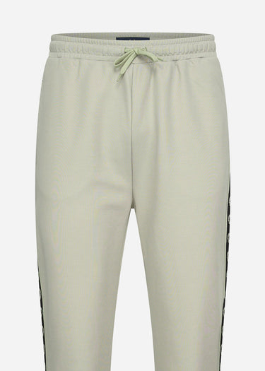 Fred Perry Broeken  Seasonal taped track pant - light oyster black 